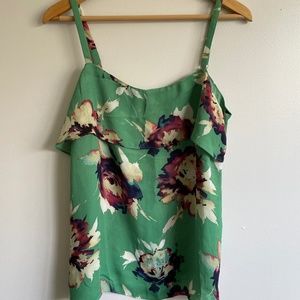 NEW CAbi Green Tank blouse Size Medium